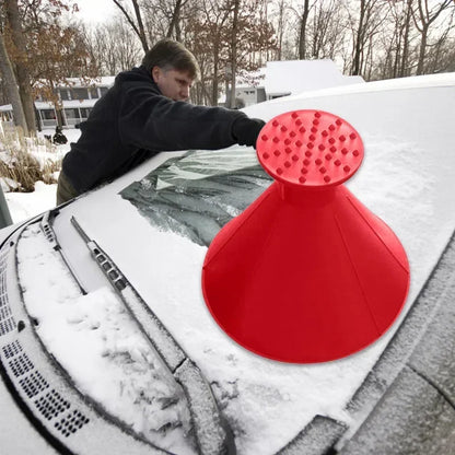 Grattoir à neige pour pare-brise, outil d'élimination du glace, grattoir à glace pour voiture, pelle d'élimination du glace, 1 pièce
