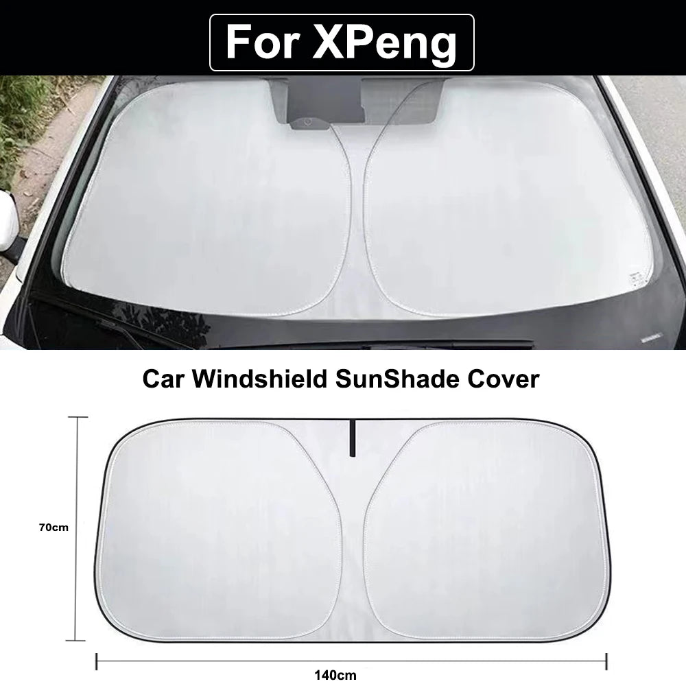 Pare-soleil de pare-brise de voiture pour XPeng Xiaopeng, P5, P7, G9, G3i, Smart 4, anti-UV, accessoires de voiture