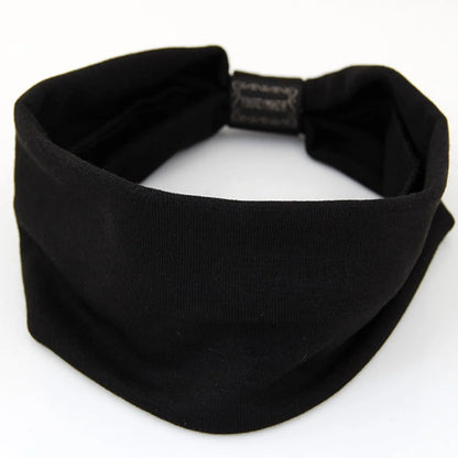 1 pièce coton, Yoga, bord large, élastique, couvre-chef, tissu large, accessoires pour cheveux, bandeaux, cartes pour cheveux, couvre-chef