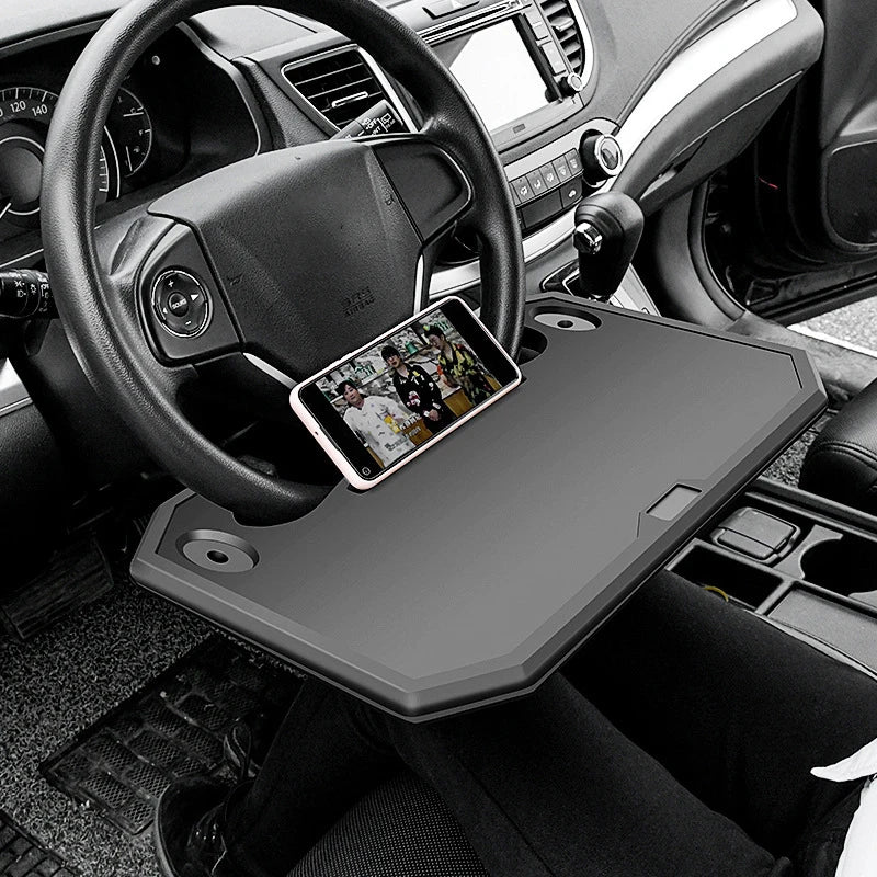 Table de voiture Portable universelle, volant, manger du travail, boisson, café, plateau porte-articles, ordinateur Portable, support de bureau, siège