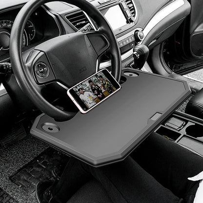 Table de voiture Portable universelle, volant, manger du travail, boisson, café, plateau porte-articles, ordinateur Portable, support de bureau, siège
