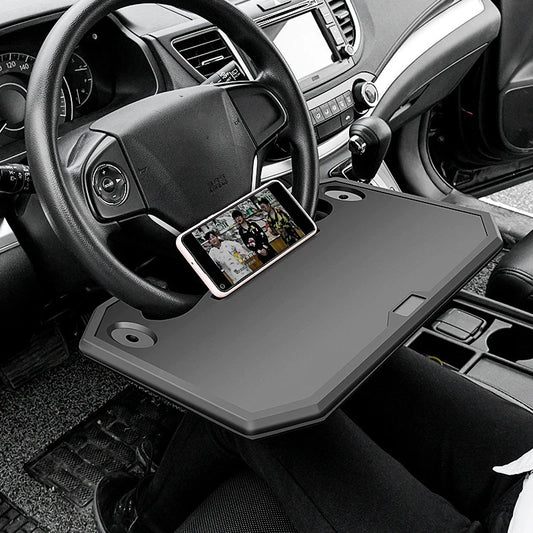 Table de voiture Portable universelle, volant, manger du travail, boisson, café, plateau porte-articles, ordinateur Portable, support de bureau, siège