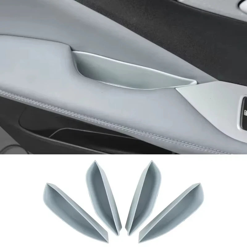 Boîte de rangement multifonctionnelle et Durable pour porte intérieure avant et arrière de voiture, 4 pièces, Protection de mouette BYD, accessoires de rangement étanches