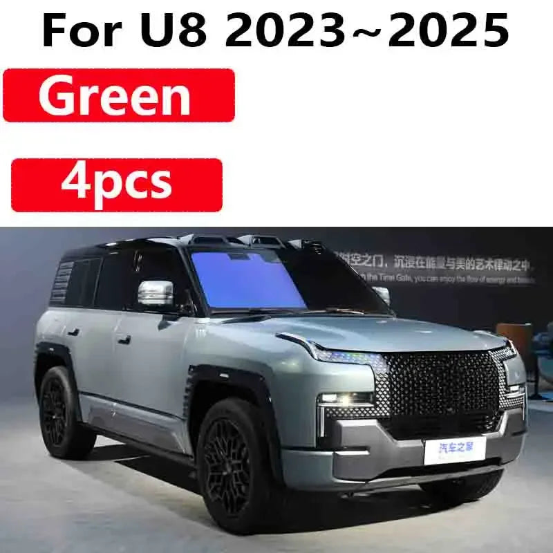 Garde-boue de roue avant, peinture de cuisson, garde-boue de voiture, accessoires automobiles pour BYD Yangwang U8 2023 2024 2025