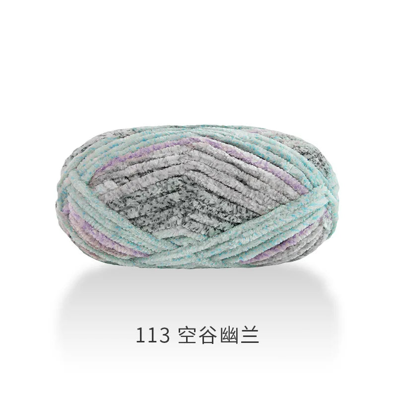 Fil à tricoter 100g, fil de glace douce, fil de coton tricoté à la main pour écharpe, Crochet de bricolage tricoté à la main