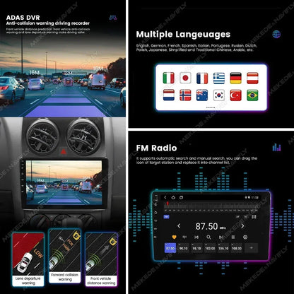2025 nouvelle autoradio Carplay Android Auto pour citroën C2 C3 2001 2002 2003 - 2010 lecteur multimédia de voiture avec cadre GPS RDS stéréo carplay sans fil systèmes intelligents auto carplay voiture autoradio