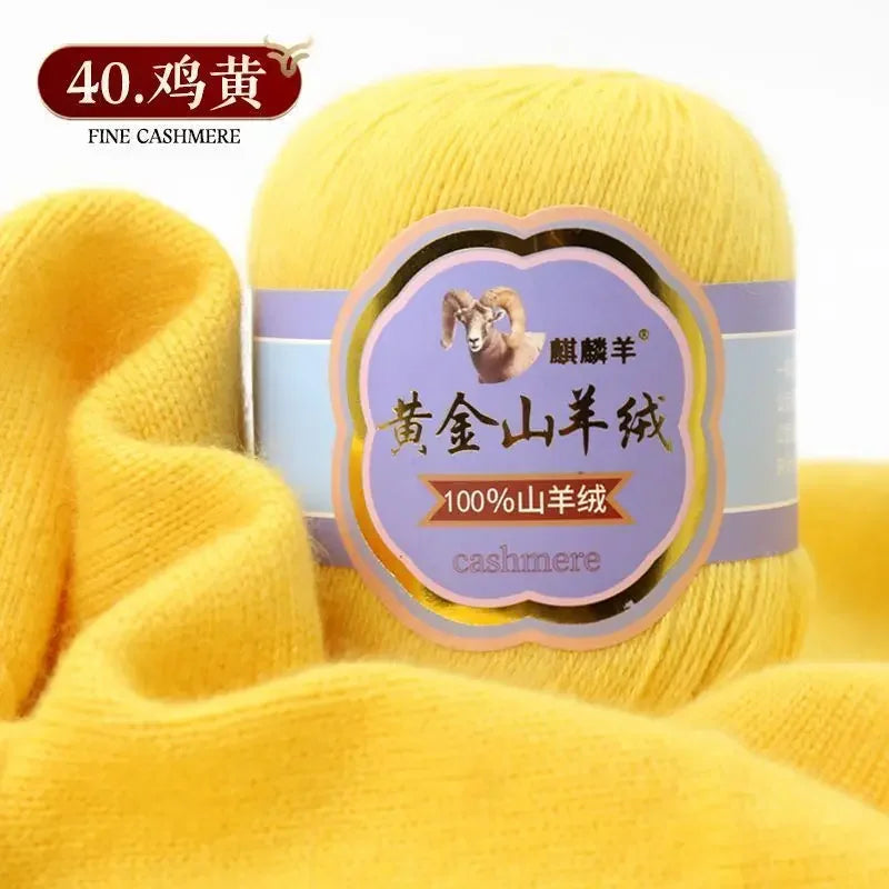 Fil de laine 100 cachemire pour optique moyenne ogo, écharpe, chaussettes, glafraîchement, chaud, 3 plis, crochet, doux pour la peau, 100% g/ensemble