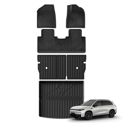 Tapis de sol de voiture pour Leapmotor C10 2024 – 2025, doublure de chargement, tapis de coffre, accessoires automobiles, tapis de protection uniquement adapté au gouvernail droit