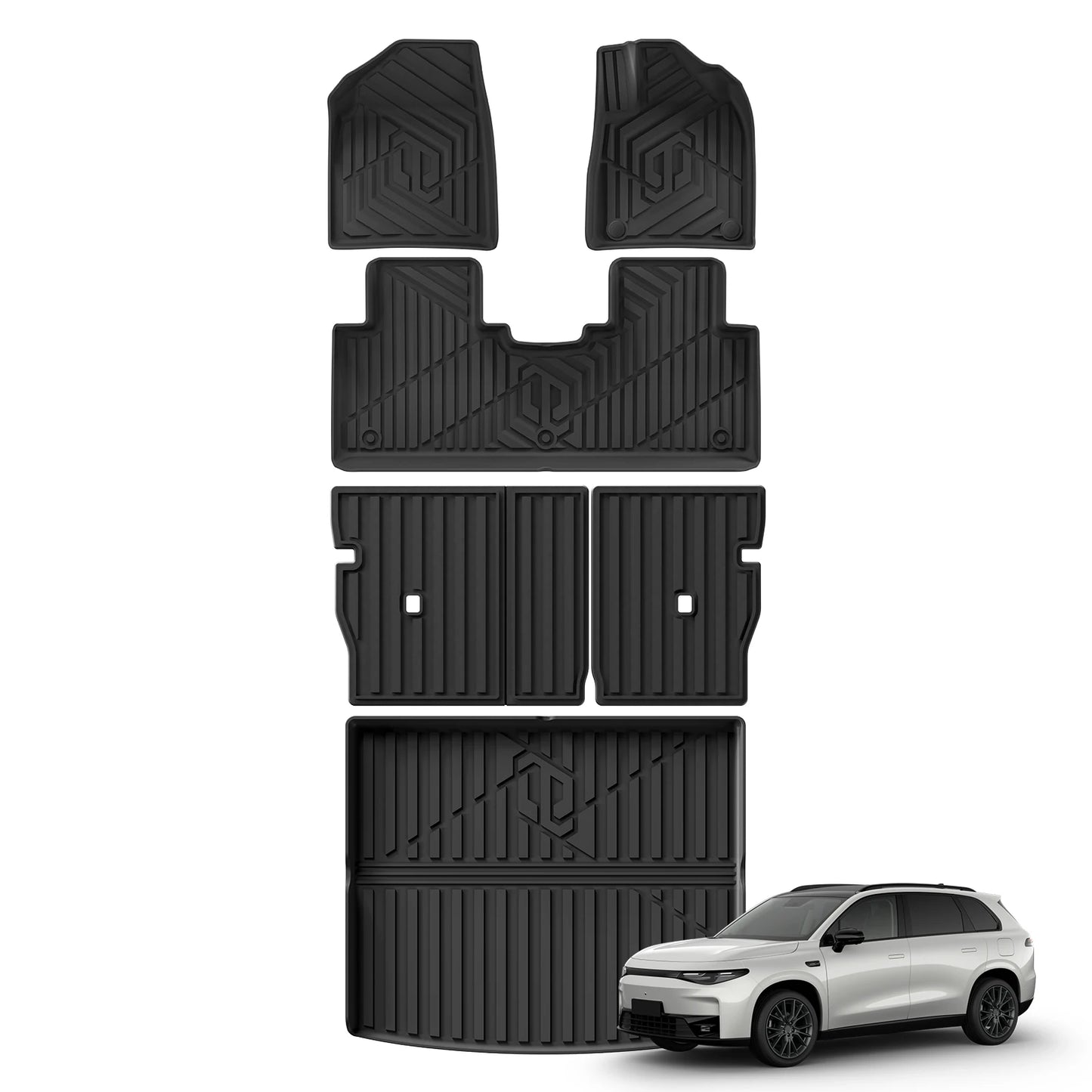 Tapis de sol de voiture pour Leapmotor C10 2024 – 2025, doublure de chargement, tapis de coffre, accessoires automobiles, tapis de protection uniquement adapté au gouvernail droit