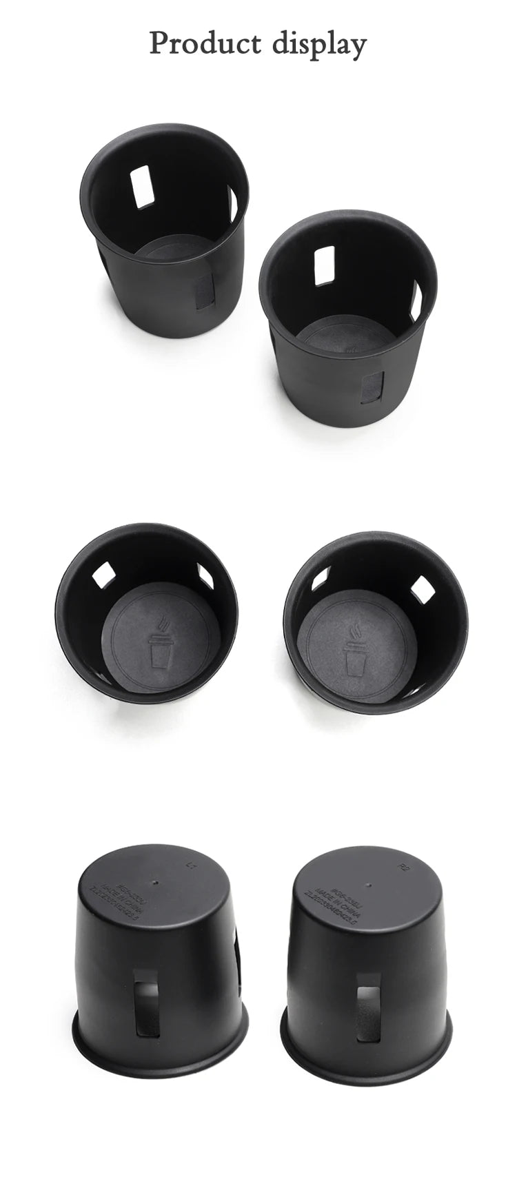 Pour Xpeng G6 G9 support de verre boîte de rangement amortisseur accoudoir Central plateau de tasse TPE rangement