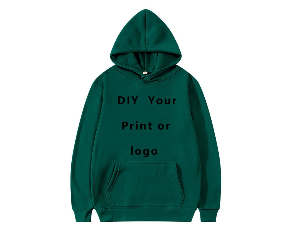 Votre propre Design marque Logo/image personnalisée partout hommes femmes sweat à capuche bricolage sweat à capuche décontracté à la mode nouveau