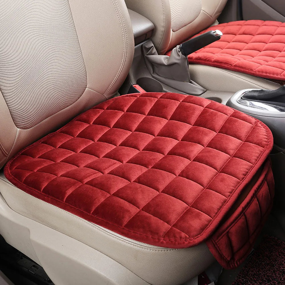 Housse de siège de voiture universelle chaude d'hiver coussin anti-dérapant siège de chaise avant coussin respirant protection de siège de voiture housses de siège pour voitures