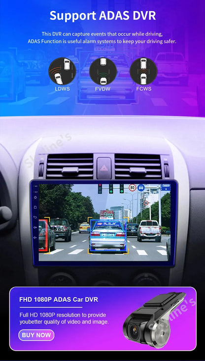 Autoradio Android 15 pour Peugeot 207 CC 207CC 2006 - 2015 sans fil Carplay Android Auto stéréo lecteur multimédia WiFi 4G 2 Din