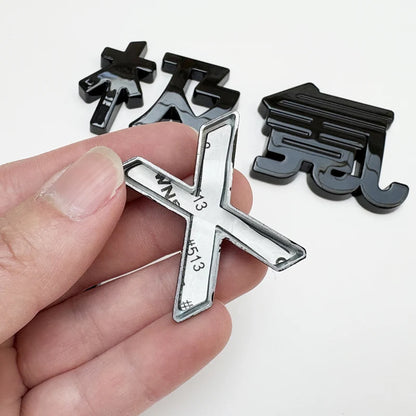 Étiquette autocollante en alliage de Zinc pour voiture Zeekr 7X, emblèmes de queue arrière, Modification du Logo de voiture, accessoires de décoration