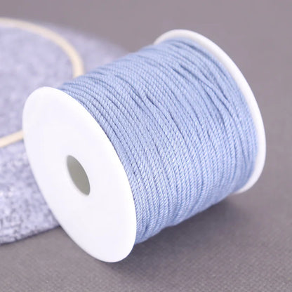 Corde de coton pour macramé, ficelle, ficelle, fil, artisanat, couture, tentures murales faites à la main, bohème, fête de mariage, décoration d'intérieur, 1.2mm, 37m