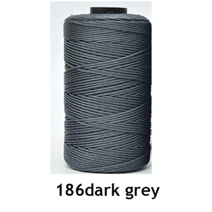 Fil de soie et coton glacé léger d'été, 1.5mm, 200m, fil au Crochet pour bricolage, artisanat, sac, chapeau, chaussures, fil en polypropylène, cordon de fil au Crochet