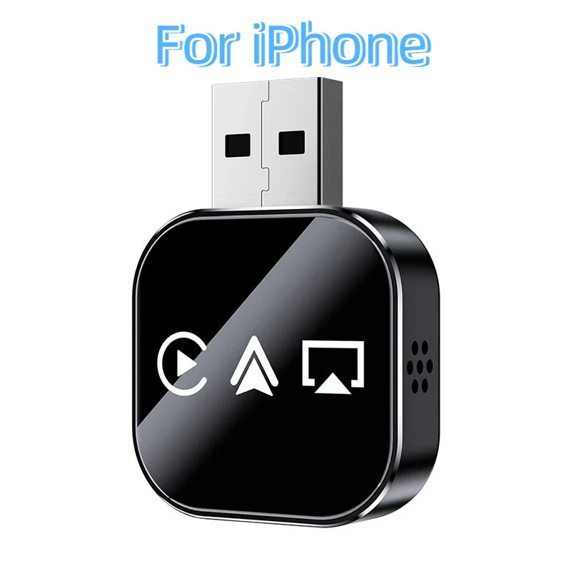 Adaptateur de liaison miroir automatique CarPlay Android Auto sans fil 3 en 1, filaire instantané vers sans fil, Plug and Play pour jeu de voiture filaire, 2026