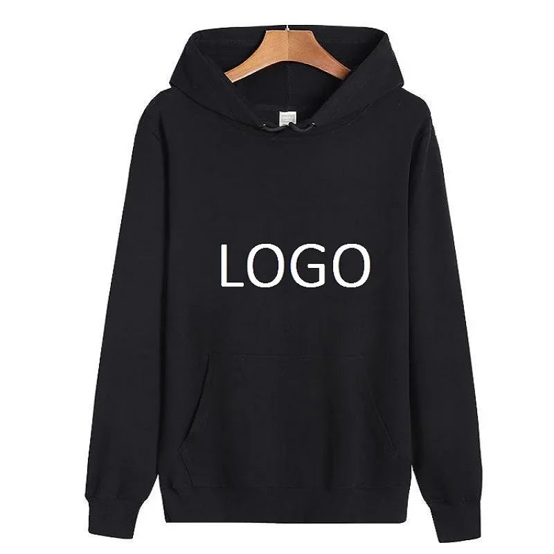Sweat à capuche en coton fin pour hommes et femmes, logo personnalisé gratuit, photos et logo, nouvelle série de cadeaux haut de gamme en Tan européen
