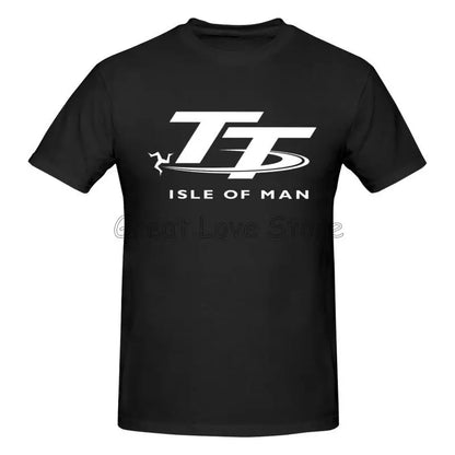 Île de Man TT Races Manx T-Shirt imprimé hommes coton à manches courtes graphique t-shirts été décontracté grande taille hauts t-shirts Streetwear