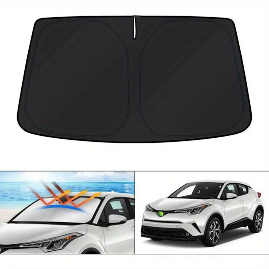 Pare-soleil de pare-brise pour Toyota CHR 2018 – 2023 CH-R, couverture de fenêtre, pare-soleil pliable, blocs de protection solaire, rayons UV, garde votre refroidisseur de voiture