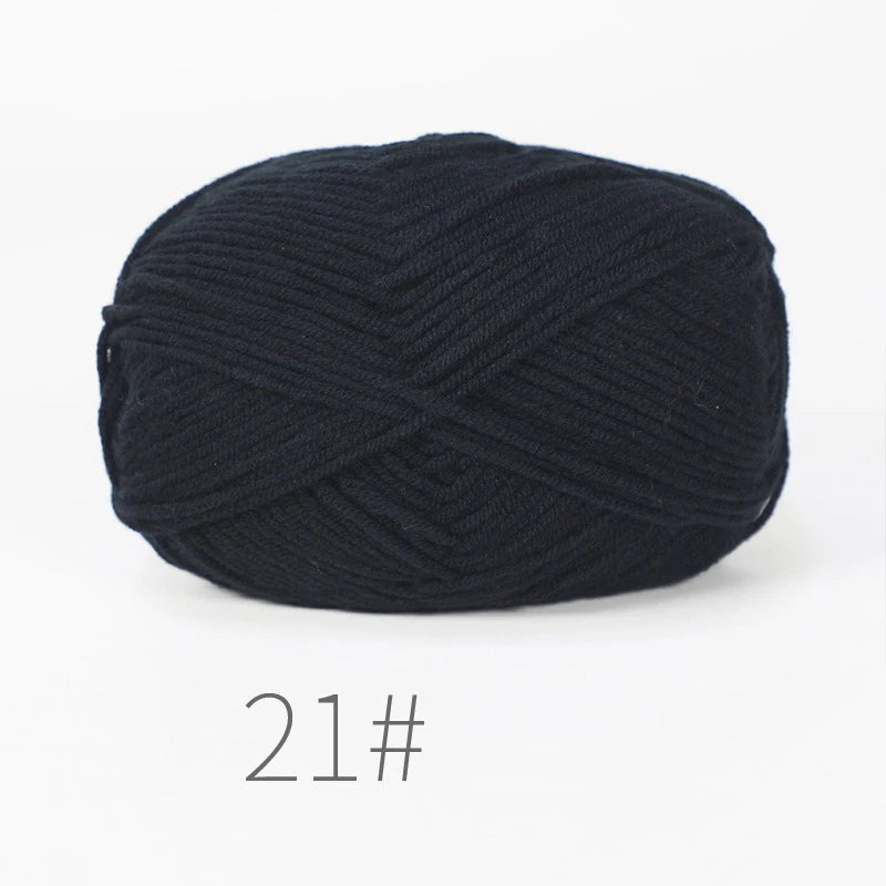 Nouveau 5 pièces couleurs mélangées fil lait coton fil combinaison Crochet tricot fil ensemble pour à la main bricolage artisanat pull écharpe tricot