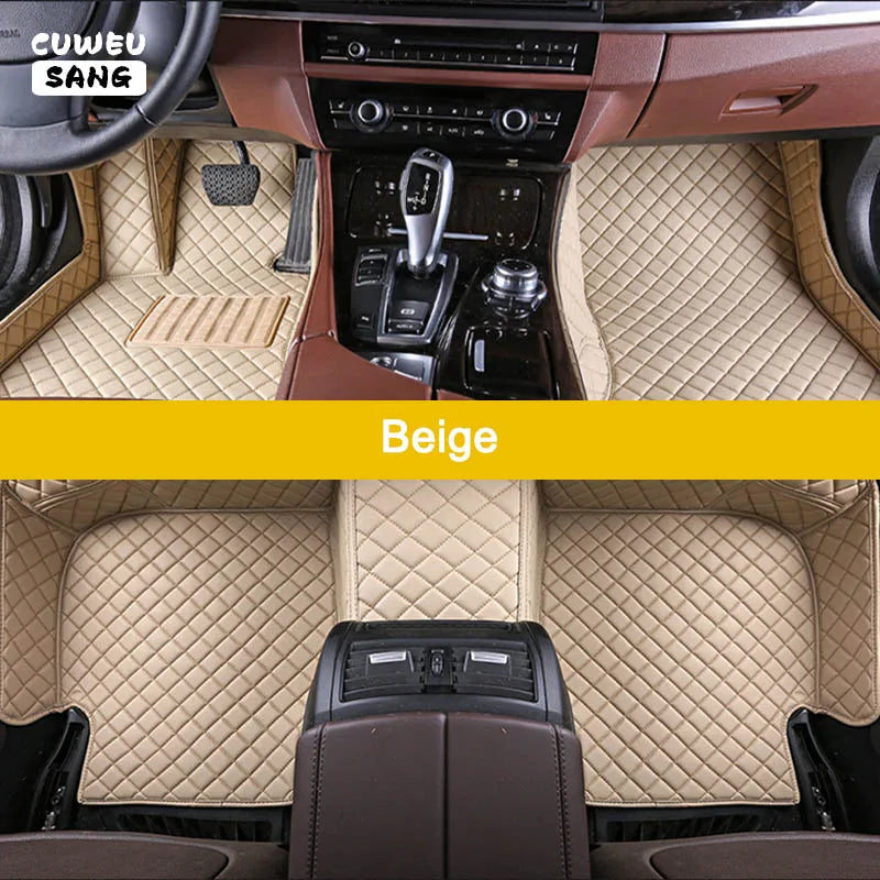 CUWEUSANG tapis de sol de voiture personnalisé pour BYD Atto 3 joint de dauphin F0 F3 F6 E6 G3 G6 S6 chanson Qin Auto tapis pied Coche accessoire