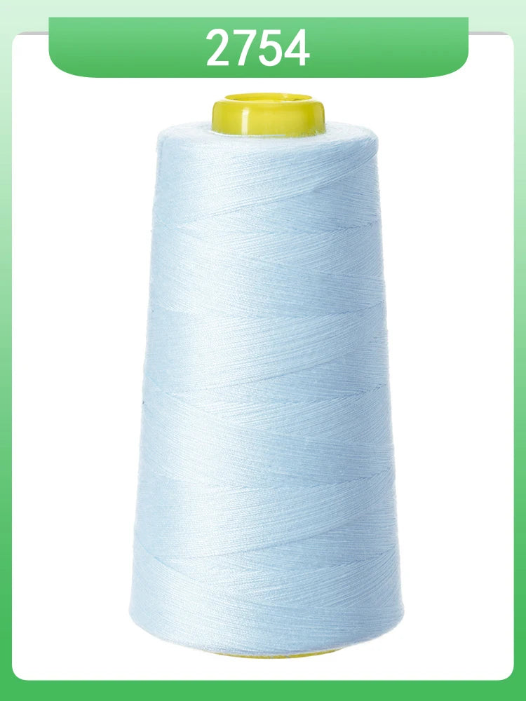 Fil à coudre ultra-fin 602-fil en polyester semblable à la soie à grande vitesse 60s/2 5000m, pour machine à broder et travaux d'aiguille délicats