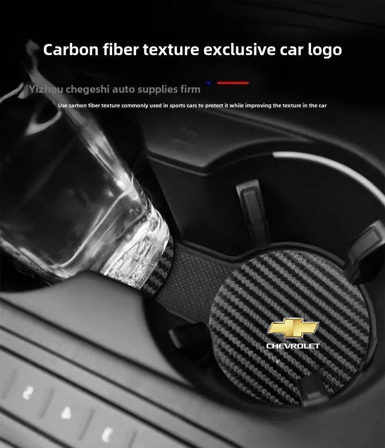 Sous-verre antidérapant pour porte-gobelet de voiture, pour Chevrolet Cruze Impala Malibu Silverado Cobalt Impala Onix pioneer Trax