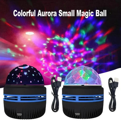 جهاز عرض النجوم المجري RGB يعمل بمنفذ USB، مصباح ليلي مع جهاز تحكم عن بعد، مثالي لتزيين الغرف والحفلات وهدايا أعياد الميلاد