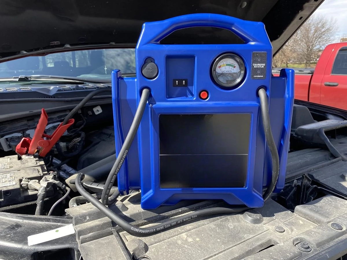 JNC660 1700 Peak Amp Démarreur de saut 12 volts, bleu · Ventes directes d'usine