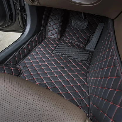 Tapis de sol de voiture de luxe en cuir PU, à la mode, pour Xpeng g9 2022 ~ 2022, imperméable, accessoires d'intérieur, 2025
