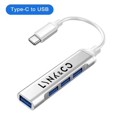 Chargeur HUB USB 4 en 1 pour voiture, câble d'alimentation de Type C, accessoires automobiles pour Geely Lynk & co 01 05 03 09 02 04 06 07 08