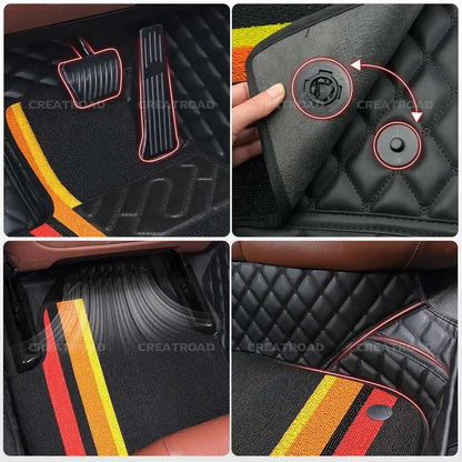 Tapis de sol de voiture Double couche, couverture de tapis automobile personnalisée, accessoires d'intérieur pour Xpeng G6/G9 2022 2023 2024 2025