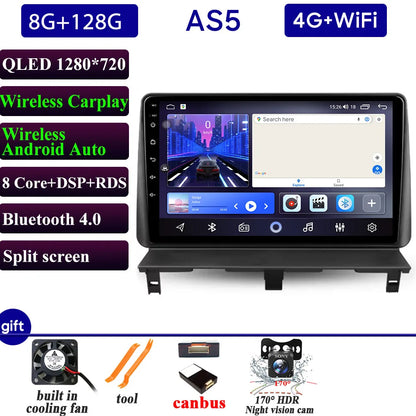 Autoradio Carplay pour Peugeot Partner 1 2002-2008 Partner origine 1 2008-2011 GPS Android Auto lecteur multimédia stéréo No 2din
