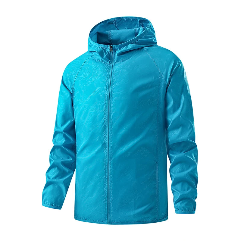 LNGXO-Vestes de randonnée imperméables pour hommes et femmes, coupe-vent de protection solaire, manteau de pluie d'escalade de camping, vêtements portables unisexes