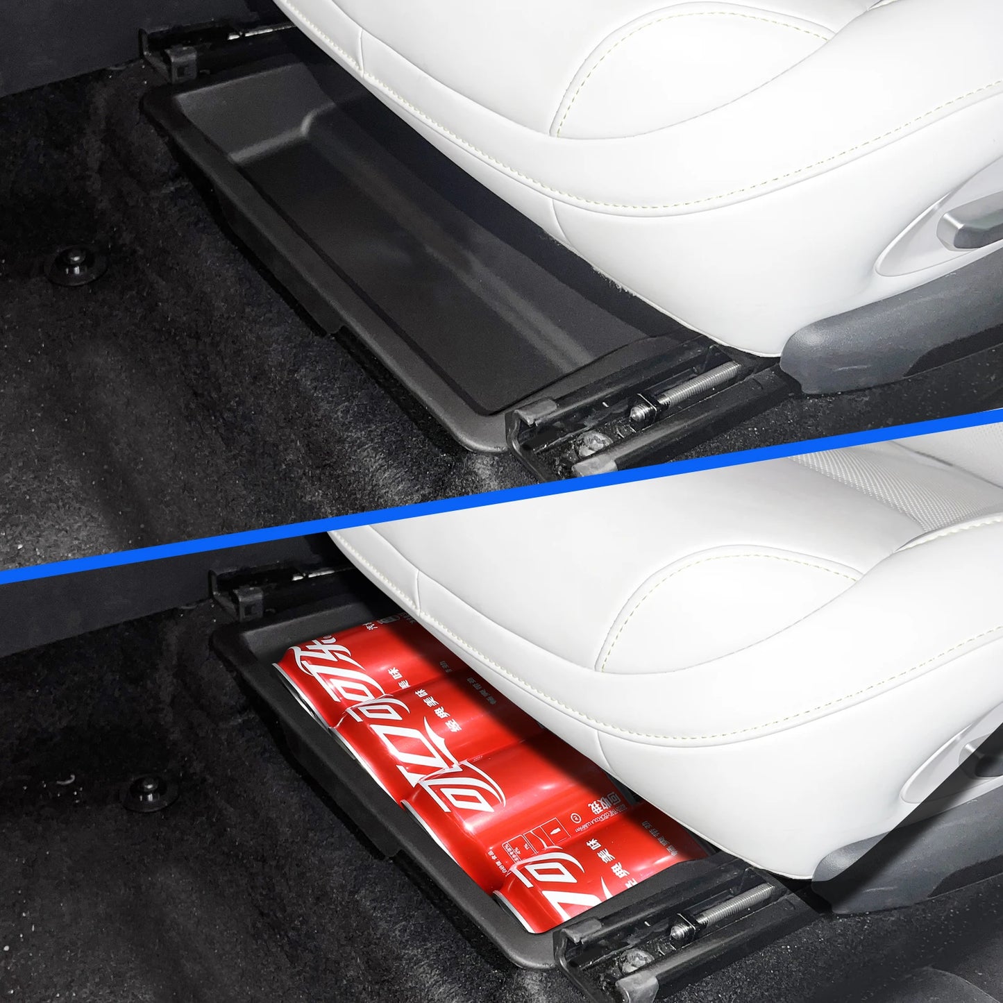 Boîte de rangement sous le siège pour Xpeng G6 2023 2024, accessoires de voiture, Type tiroir, organisateur de rangement, boîtier inférieur du siège avant