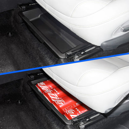Boîte de rangement sous le siège pour Xpeng G6 2023 2024, accessoires de voiture, Type tiroir, organisateur de rangement, boîtier inférieur du siège avant