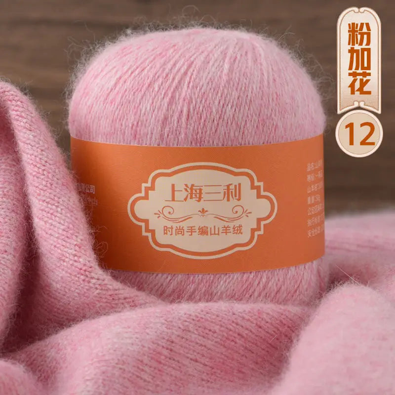 Fil de cachemire mongol chaud 100 g/ensemble, 3 plis, pour pull, gants, Crochet, écharpe à tricoter, fil de laine, doux pour la peau, uni, 100%