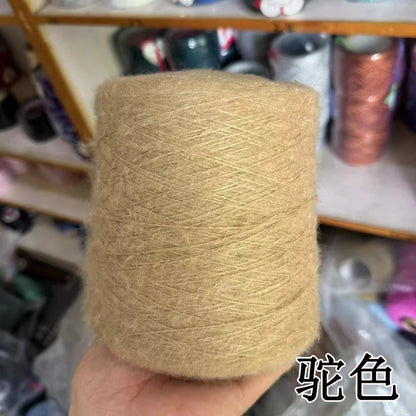 1 régiment de 500 grammes de laine Mohair ultra douce près du corps sans collant, foulards tricotés à la main, fil de pull