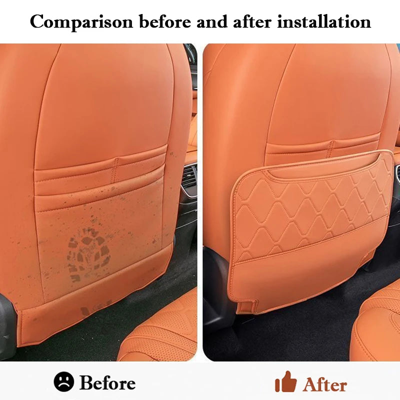 Tapis de protection en cuir Anti-salissure pour dossier de siège de voiture BYD Sea Lion 07 EV 2024 2025, accessoires d'intérieur