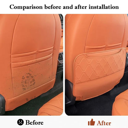 Tapis de protection en cuir Anti-salissure pour dossier de siège de voiture BYD Sea Lion 07 EV 2024 2025, accessoires d'intérieur