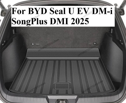 Tapis de coffre TPE à couverture complète-tapis de hayon spécifique OEM pour revêtement de chargement de garniture intérieure pour BYD Seal U EV DM-i SongPlus DMI 2025