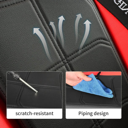 1pcs All inclusive seat cover full leather car seat cushion single seat driver and passenger seat cover all season universal pad