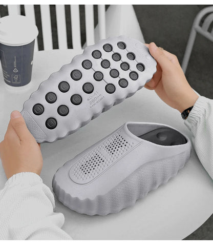 Pantoufles d'été à la mode pour hommes, chaussures d'extérieur légères antidérapantes à tige basse, chaussures décontractées résistantes à l'eau pour hommes