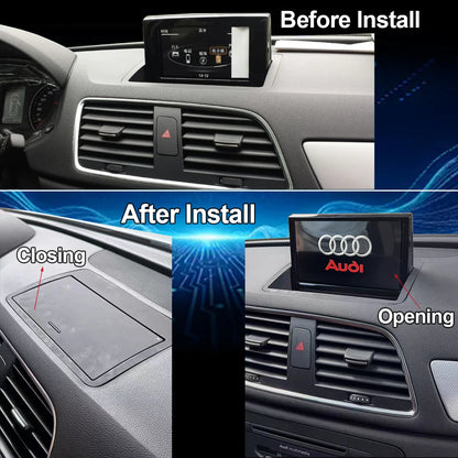 8 "CarPlay pour Audi Q3 2011-2018 RMC HNR autoradio Vedio multimédia stéréo DSP Android Auto écran tactile 4G WIFI Navigation GPS