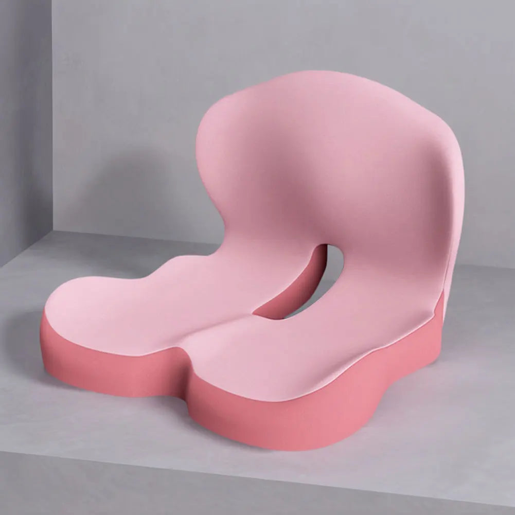 Coussin de chaise de bureau intégré en forme de L en mousse à mémoire de forme, avec Support arrière, coussin de siège de voiture pour employés de bureau, conducteurs de voiture