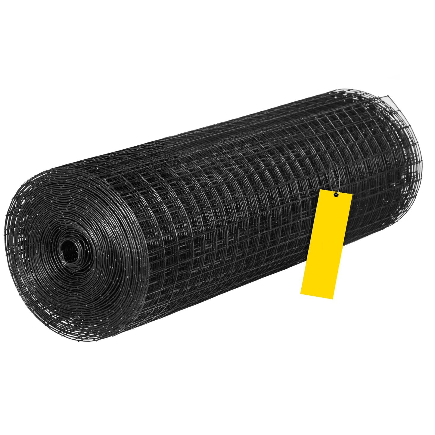 SucceBuy – clôture métallique soudée, maille de poulet et de lapin revêtue de vinyle, 1 "x 1", calibre 16, 24 "x 50'/24" x 100'/36 "x 50', tissu et maille de matériel noir