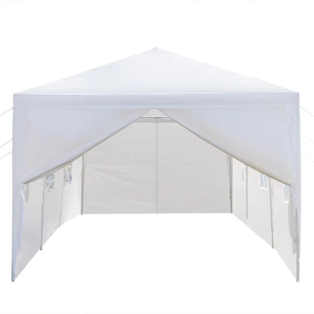 Nouvelle Tente de Réception Extérieure 3x9m pour Mariages, Événements et Traiteur avec 8 Murs