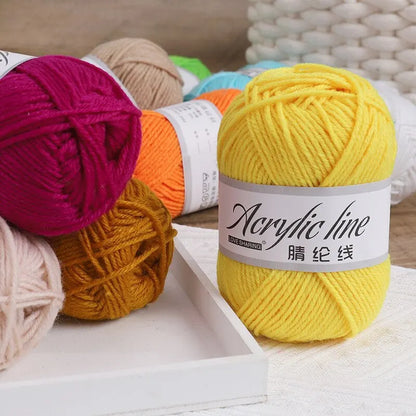 Fournitures de tricot en fil multicolore, artisanat au Crochet pour le Crochet et le Kit de démarrage de fil à tricoter pour débutants 12 pièces