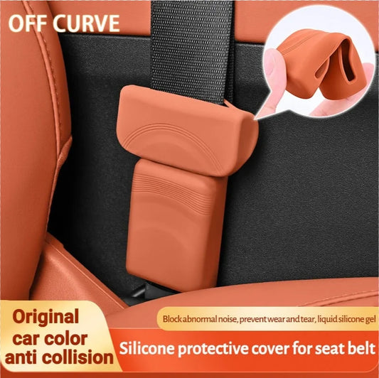 Housse de protection universelle pour prise de ceinture de sécurité de voiture, en Silicone, anti-rayures, étui de protection pour bouton